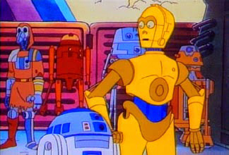 Droids' (1985-86) continues adventures of C-3PO, R2-D2