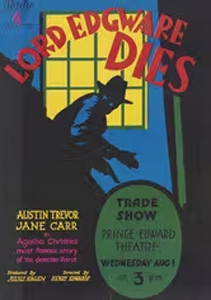 Lord Edgware Dies 1934 poster
