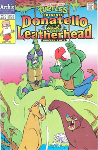 Donatello and Leatherhead